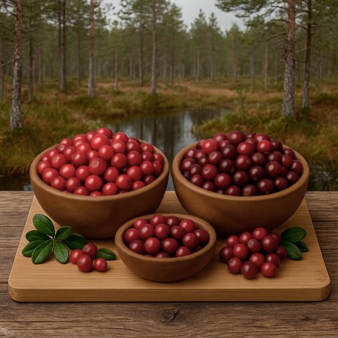 Свежая клюква и брусника нового урожая уже в продаже! 🍒✨