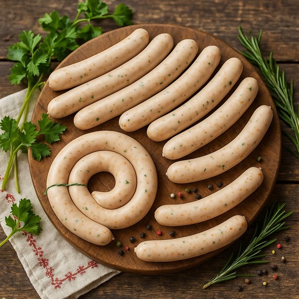Колбаски-гриль детские (курица + индейка + говядина) - фото 8499