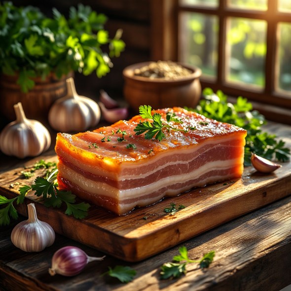 Сало соленое (простое или грудинка) - фото 8560