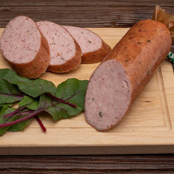 Колбаса детская томленая (курица + индейка + говядина) - фото 8731