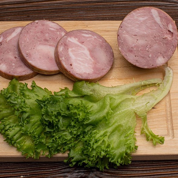 Ветчина мраморная диетическая (курица + индейка + говядина, 300-400 гр.) - фото 8733