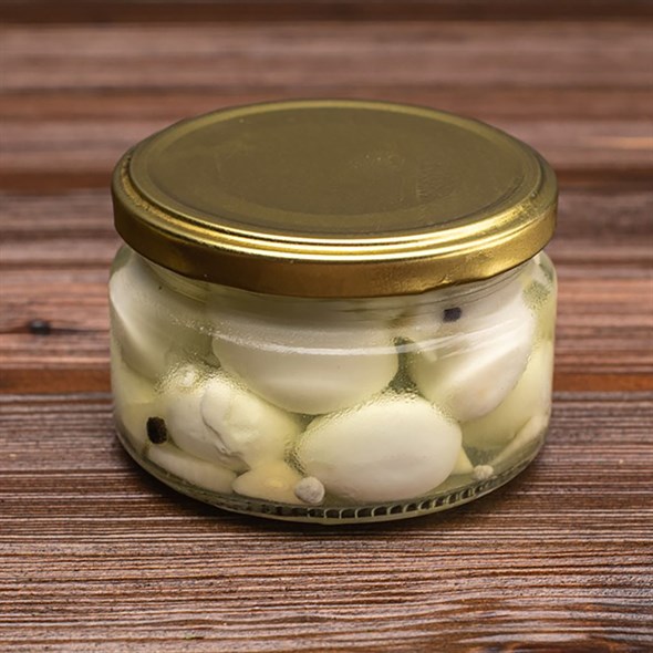 Яйцо перепелиное маринованное в стеклянной банке 250 мл - фото 8789