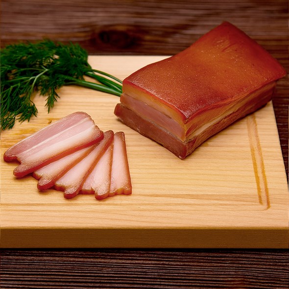 Грудинка свиная (варено-копченая) - фото 8898