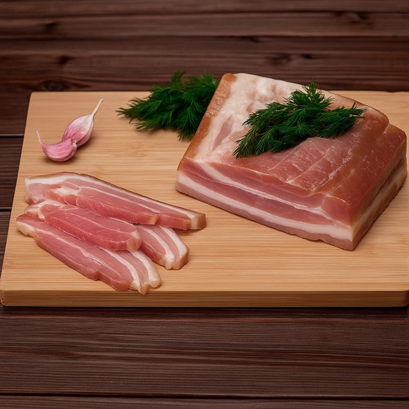 Сало соленое (простое или грудинка) - фото 8903