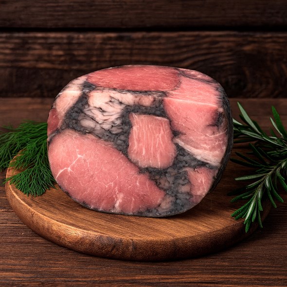 Ветчина деревенская - 4 мяса (гов/свин/кур/инд) - фото 8993