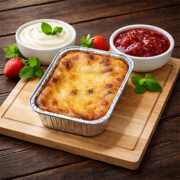 Запеканка творожная (изюм/курага) - фото 9002