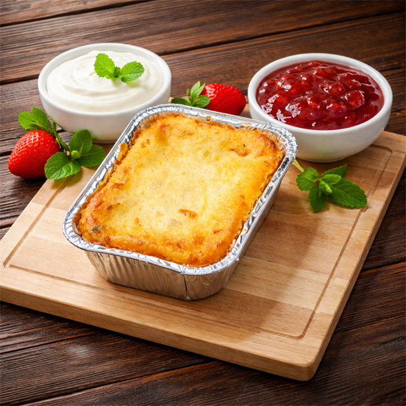 Запеканка творожная (изюм/курага) - фото 9003