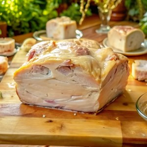Рулет куриный запеченный