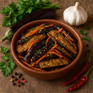 Баклажаны маринованные по-корейски