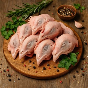 Курица, головы