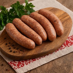 Купаты особые (курица + индейка + говядина + репчатый лук)