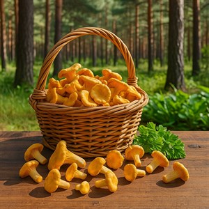 Грибы Лисички