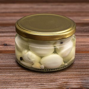 Яйцо перепелиное маринованное в стеклянной банке 250 мл