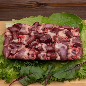 Курица, сердечки