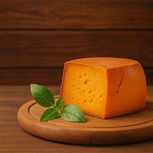 Сыр красный чеддер (твердый, коровье молоко)